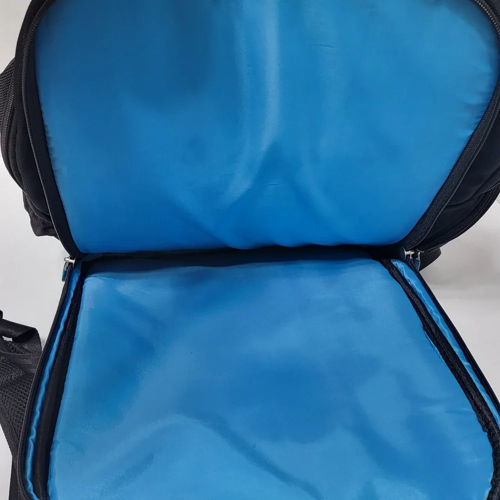 Sol Laptop Backpack Black‎ Tech Travel Bag with Trolley Sleeve